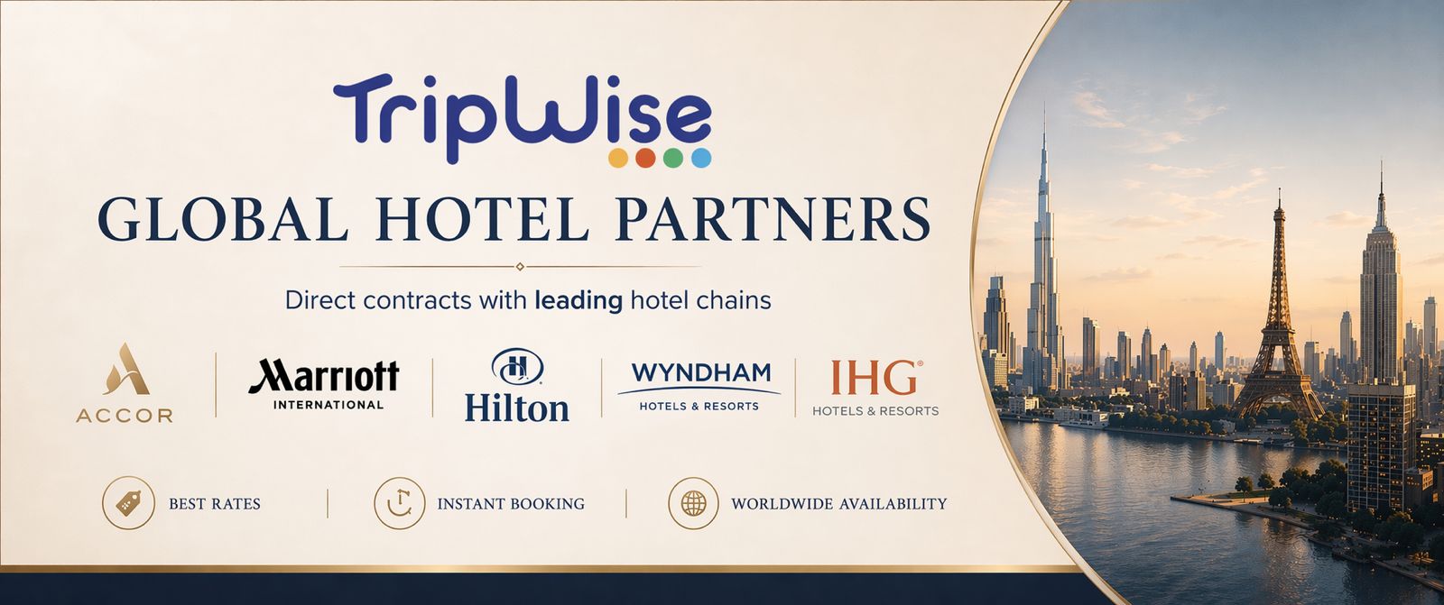 hotel partners world wide best rate&nbsp;